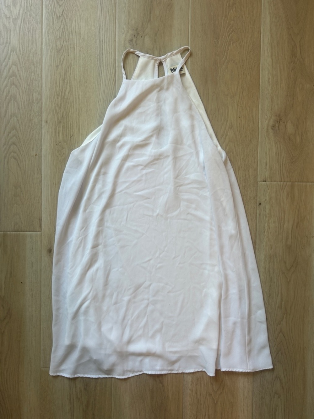 Show Me Your MuMu white Halter Mini Dress